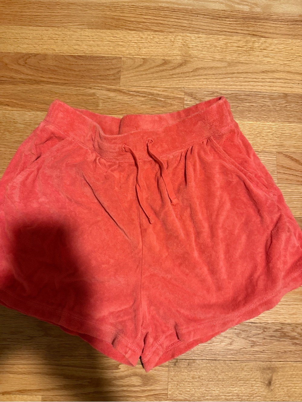 Old Navy Coral Terry Drawstring Women's Shorts